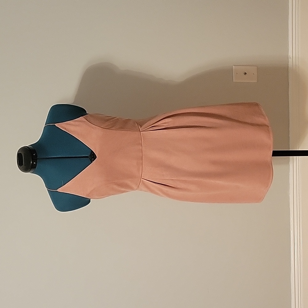 Fab'rick pink suede dress